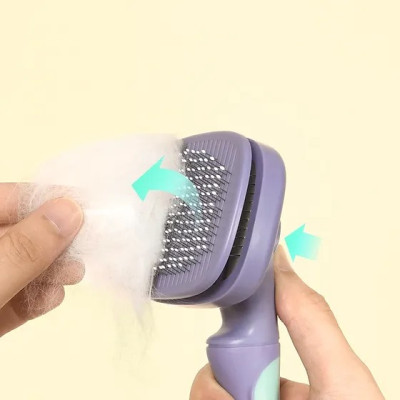 Lược chải lông thú cưng PAKEWAY T10 [ New 2022 ] _ Đầu lược xoay 360 độ