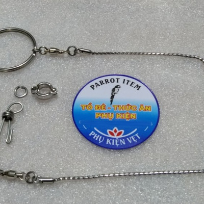 1 bộ xích 0.8 và vòng chân cho mọi dòng vẹt