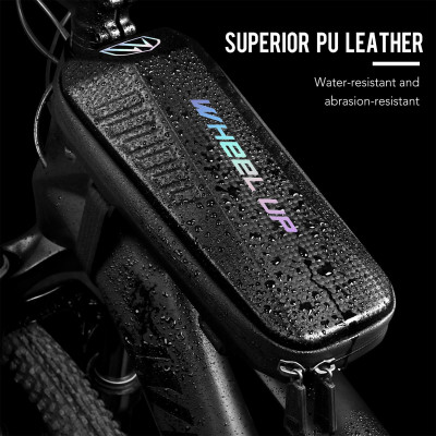 Túi để xe đạp đạp leo núi, được làm bằng chất liệu da PU cao cấp, chịu nước và chống mài mòn, độ bền lâu dài