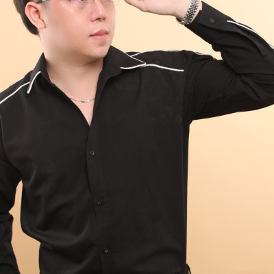 Gọng kính titanium T1182 nửa khung thời trang nam cao cấp siêu nhẹ siêu bền OURESS