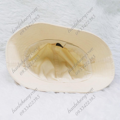 Nón tai bèo thêu 2 mặt thêu hình 3 lá độc đáo thời trang, cá tính phù hợp cho cả nam và nữ