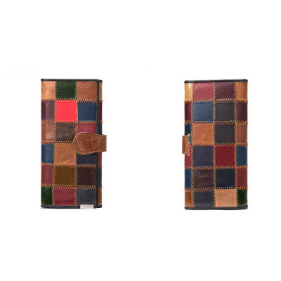 Ví dài nữ da bò nhiều màu BHM4202N chuẩn da thật