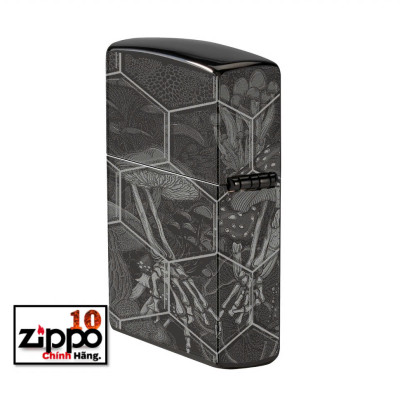 Bật lửa Zippo 46425 Mushroom Skulls Design - Chính hãng 100%