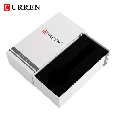Đồng hồ CURREN có hộp quà tặng Phụ kiện dành cho nam giới nữ (Trắng)