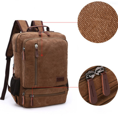 Balo nam vải canvas cao cấp phong cách mới 15,6"