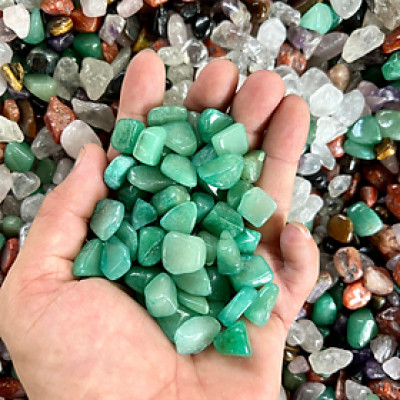 1000gr Đá Thạch Anh Xanh Vụn NHASAN Lựa Chọn Hoàn Hảo Cho Trang Trí & Phong Thủy