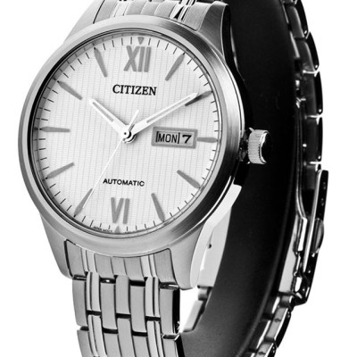 Đồng Hồ Nam Citizen Dây Thép Không Gỉ NP4070-53A - Mặt Trắng (Sapphire)