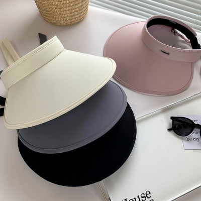 [Có dây] Mũ chống nắng rộng vành Menglanduo nón đi biển nửa đầu vành rộng lưỡi trai thời trang mùa hè