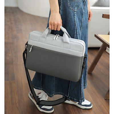 Túi xách chống sốc máy tính laptop surface, túi công sở nam nữ đeo chéo cặp đựng laptop