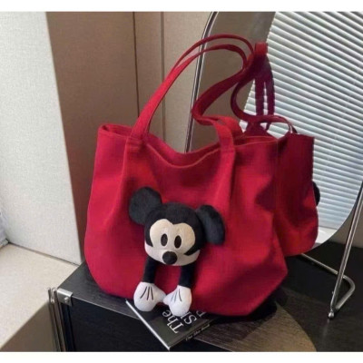 Túi Đeo Vai Mickey Blazetec Kawaii - Túi Xách Búp Bê Hoạt Hình Mềm Mại, Màu Đen - HÀNG CHÍNH HÃNG MINIIN