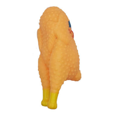 Đồ Chơi Cho Chó Hình Con Gà Đầu Xanh Đỏ Có Kèn