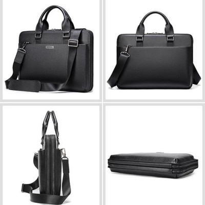 Cặp nam công sở cao cấp BHM7355 Da bò nguyên tấm. Túi xách công sở nam. Vừa laptop 14inch,phom cứng. Sang trọng, lịch lãm