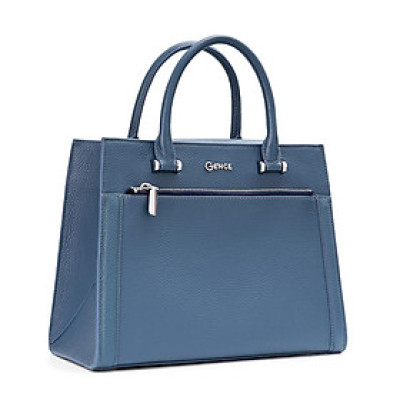 Túi xách nữ công sở Gence da bò Mill TX14 Blue Fairy