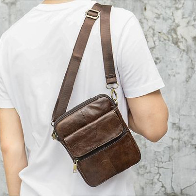 Túi đeo chéo nhỏ MARRANT – BHM7350 Túi ipad mini. Da bò thật, không bong nổ. Đơn giản,, gọn nhẹ.