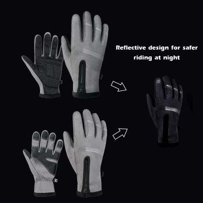 Găng tay đi xe đạp, chống trơn trượt và thoáng khí, có thể lướt màn hình cảm ứng