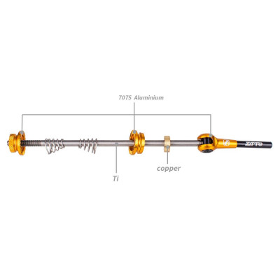 Cần nhả nhanh cho xe đạp MTB, chống gỉ, chống ăn mòn, có thể sử dụng trong mọi thời tiết