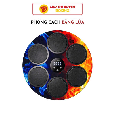 Máy đấm bốc âm nhạc - Lừu Thị Duyên Boxing - Phiên bản 6 điểm đấm - Kết nối bluetooth phát nhạc