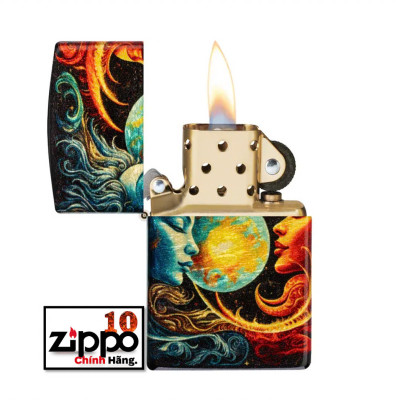 Bật lửa Zippo 46563 Sun and Moon Design - Chính hãng 100%
