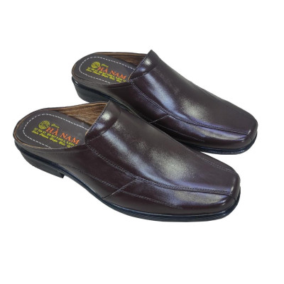 Dép Bít Mũi Nam Da Bò Thật TiTi ĐÔ Cao Cấp GSB20139