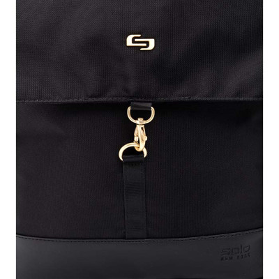 Balo Nữ SOLO Austin Hybrid Tote Ngăn laptop 13.3 inch màu đen phối phụ kiện mạ vàng Mã EXE803 Bảo hành 5 năm chính hãng