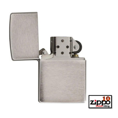 Bật lửa Zippo Armor 162  NHÁM TRẮNG VỎ DÀY-Brushed Chrome - Chính hãng 100%