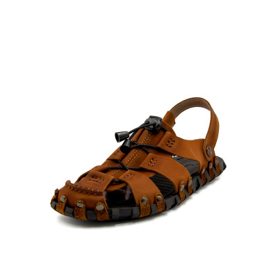 Sandal Rọ Nam Da Bò Thật Tomoyo TMS10103