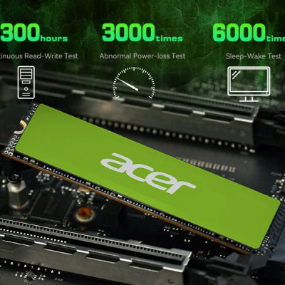 Ổ cứng gắn trong SSD Acer FA200 M.2 NVMe 2.0 PCIe 4.0 tương thích Laptop, PC, PS5 - Bảo hành 5 năm Hàng chính hãng