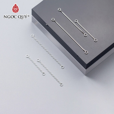 Charm bạc dây xích trang trí - Ngọc Quý Gemstones