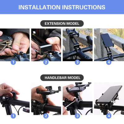 Giá đỡ điện thoại trên xe đạ