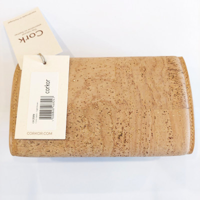 Túi Clutch Nữ Cao Cấp CORK CLUTCH 2 in 1 Cầm Tay, Đeo Vai - HGcork Corkor CK250 - Vật liệu da cork thực vật thuần chay - Sản phẩm Handmade, Sản xuất tại Bồ Đào Nha