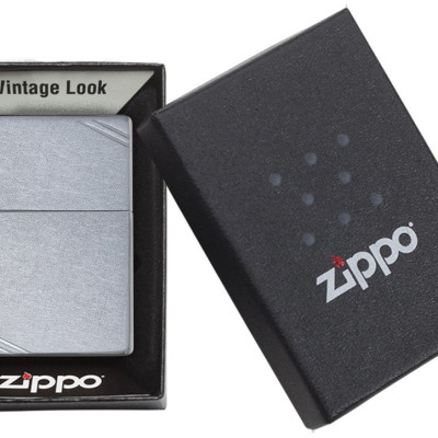Bật lửa Zippo Street Chrome Vintage with Slashes 267