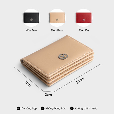 Ví Yuumy ( Thời trang nữ cầm tay mini đựng thẻ - Ví da Seasand YV115 )
