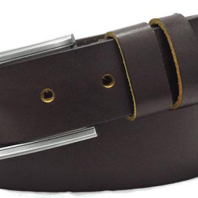 Thắt lưng da bò nam AT Leather Premium PK1 - Nâu