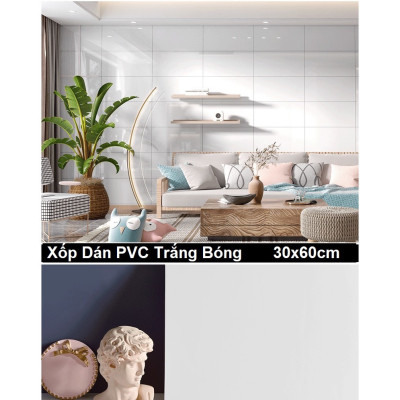 Bộ 10 Tấm Xốp Dán Tường 3D PVC Đá Vàng 60x30cm Keo Sẵn Dày 2,5mm Cao Cấp, Sang Trọng