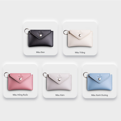 Ví Yuumy ( Thời trang nữ nắp gập cỡ nhỏ - Ví móc khóa da Seasand YMK15 )