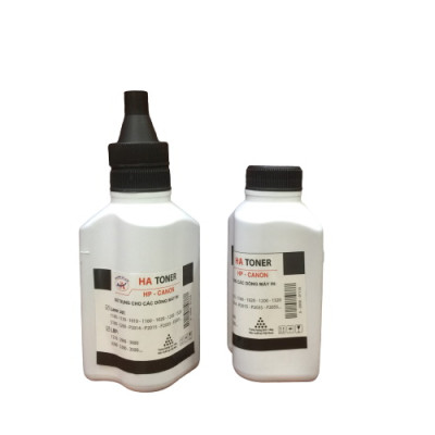 Bộ hai lọ mực HA140g - Nạp ( đổ )  cho máy in Canon 2900, 3000, 3300, 3500, 4122, 4150, 4350, 4320, 4680 / HP 1010, 1019, 1012, 1015, 1018, 1020, 1022, 1319, 3030 ,3050, 3055 /5200