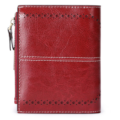 Ví nữ 100% da bò thật cao cấp phong cách mới