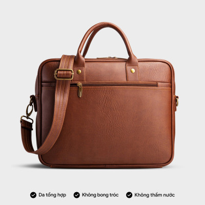Cặp công sở Trita ( Thời trang nam đựng vừa laptop 13.3 inch - Cặp da TCA5 )