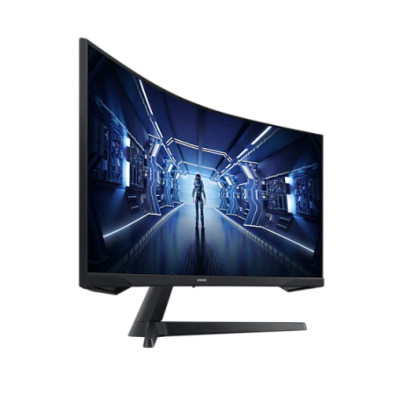Màn Hình Cong Gaming Samsung LC34G55TWWEXXV ( 34 Inch WQHD VA (3,440 x 1,440) 165Hz / 1ms / DP 1.4 / HDMI / Jack Audio 3.5 / Freesync ) - Hàng Chính Hãng