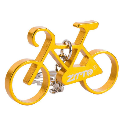 Móc khóa hình xe đạp bằng nhôm