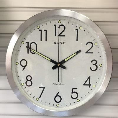 Đồng hồ treo tường KN-S25w dạ quang (38cm)