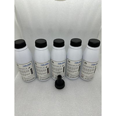 Combo 5 chai Mực Nạp LN 12A-26A dùng cho máy in Canon 2900, Hp 1020,... đậm đẹp, ít thải 140g + 1 Phễu - hàng chính hãng