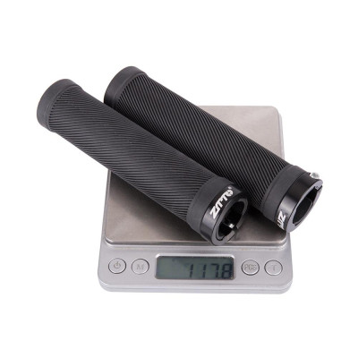 2 Cái tay cầm xe đạp leo núi, cao su chống trượt hiệu quả, phù hợp với ghi đông xe đạp 22,2mm