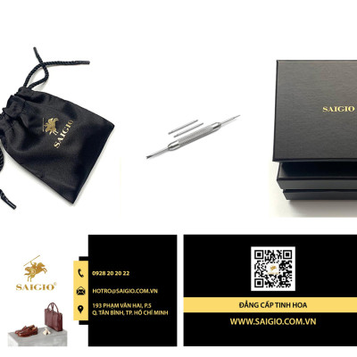 Dây Da Đồng Hồ Cao Cấp - Sang Trọng, Chất Liệu Da Bê EPSOM Thuộc Thảo Mộc - Nhập Khẩu Từ Châu Âu, Mặt Lót Chống Thấm Mồ Hôi, Tích Hợp Lớp Gia Cố Chống Giãn Đặc Biệt và Chốt Thông Minh, Kiểu Dáng Cổ Điển Phẳng Mỏng