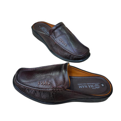 Dép Bít Mũi Nam HÀ NAM Da Bò Thật Cao Cấp GSB20148