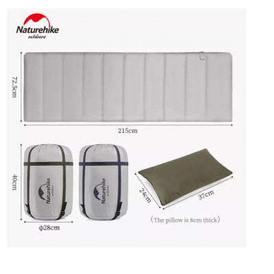Túi ngủ cotton đôi kèm gối NatureHike NH21MSD06