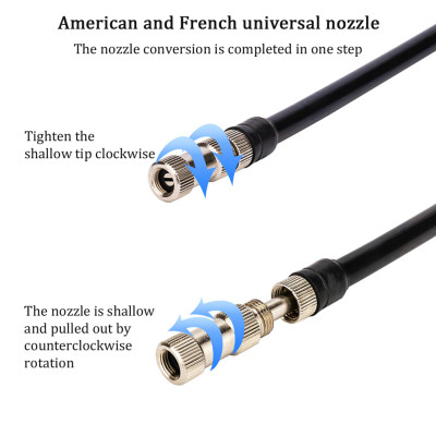 Máy bơm khí ZTTO 300PSI giảm chấn cho xe đạp MTB áp suất cao với thiết bị đo van Schrader & Presta