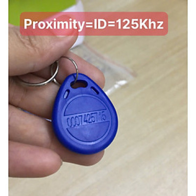 Thẻ Từ RFID Tần Số 125 Khz Dạng Móc Khóa Chip EM4100 - ID sẵn ( Hàng nhập khẩu)