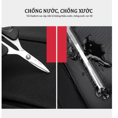 Balo Nam Đa Chức Năng Teement, Đựng Vừa Laptop 15.6 Inch Siêu Nhẹ, Chống Xước , Chống Nước Hiệu Quả - Hàng Chính Hãng