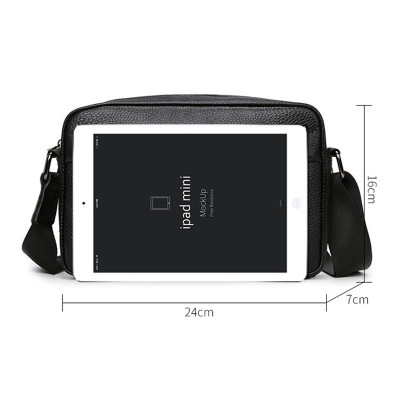 Túi đeo chéo nam DA BÒ THẬT - BEE GEE DCN9427